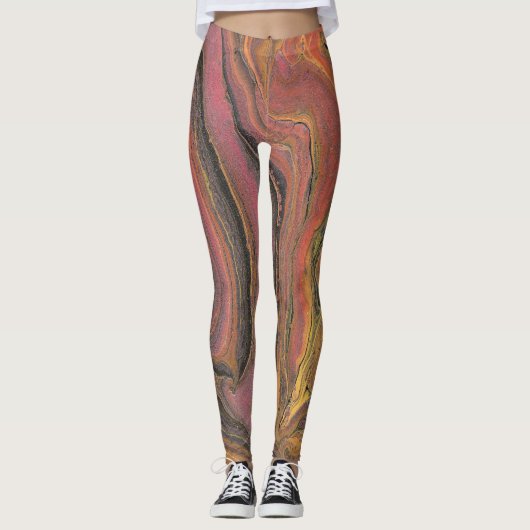 Gewoonte van Lovin 1 Abstract Leggings (Voorkant)
