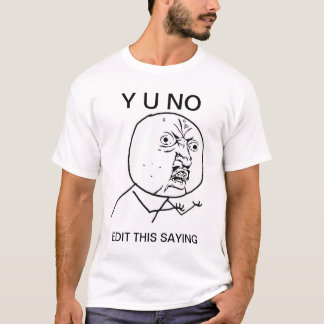 gewoonte van niemand die zich bezighoudt met komis t-shirt