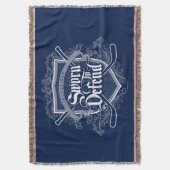 Geworn om te verdedigen (Hockey Defenseman) Deken (Voorkant Verticaal)