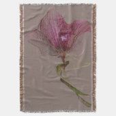 Geworpen Worpdeken Bloemontwerp Hellebore Deken (Voorkant Verticaal)