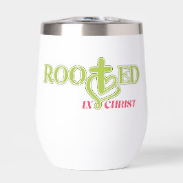 Geworteld in Christus Christelijke Tumbler Cadeau