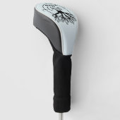 Geworteld in Christus Golfheadcover (Schuin)