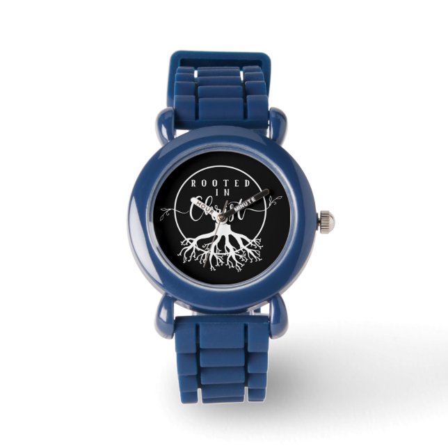 Geworteld in Christus Horloge (Voorkant)