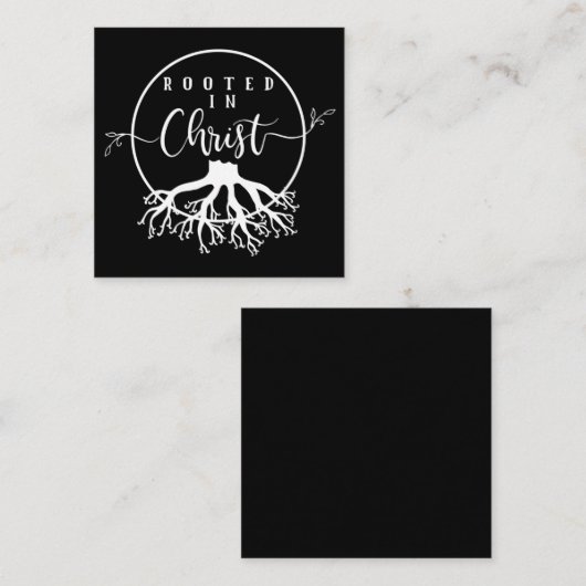 Geworteld in Christus Informatiekaartje (Voorkant / Achterkant)