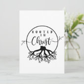 Geworteld in Christus Kaart (Staand voorkant)