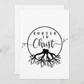 Geworteld in Christus Kaart (Voorkant / Achterkant)