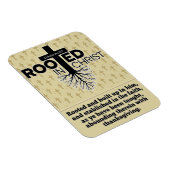 Geworteld in Christus Kolossenzen 2:7 Bijbelvers Magneet (Rechterzijde)