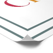 Geworteld in Christus Moedige Moderne Stichting Poster (Hoek)