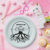 Geworteld in Christus Papieren Bordje (Feest)