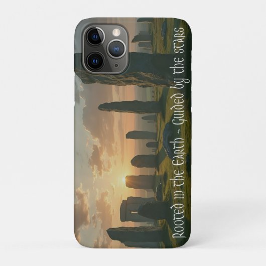Geworteld in de aarde, geleid door de sterren Case-Mate iPhone case (Achterkant)