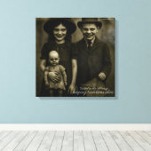 Geworteld in de oude manieren om tradities in leve canvas afdruk (Insitu (Houten vloer))