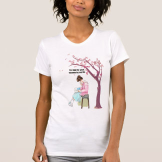 Geworteld in inspanning, bereiken voor succes t-shirt