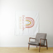 Geworteld in kalm canvas - Muurprint Wandkleed (In Situ (horizontaal))