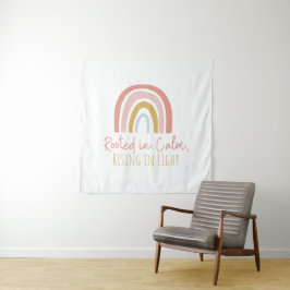 Geworteld in kalm canvas - Muurprint Wandkleed
