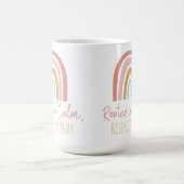 Geworteld in kalmte, opkomend in licht Inspirerend Koffiemok (Center)