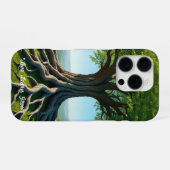 "Geworteld in kracht" iPhone Hoesje (Achterkant horizontaal)