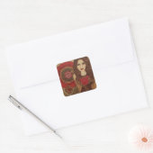 Geworteld in Kracht: Root Chakra Godin Sticker (Envelop)