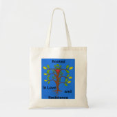Geworteld in liefde en weerstand tote bag (Voorkant)