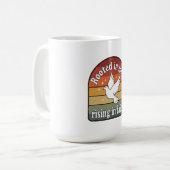 Geworteld in liefde, opkomend in geloof koffiemok (Voorkant links)