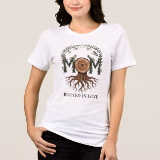 Geworteld in liefdesfamilieboom Tri-Blend shirt