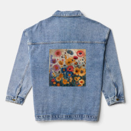 Geworteld in Natuur Vrouwen Denim Jacket