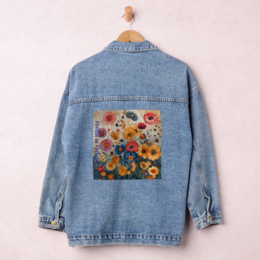Geworteld in Natuur Vrouwen Denim Jacket (Hangar)