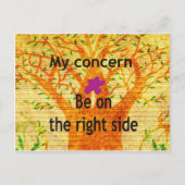 Geworteld in Rechtvaardigheid Baobab  Perspectief Briefkaart (Voorkant)