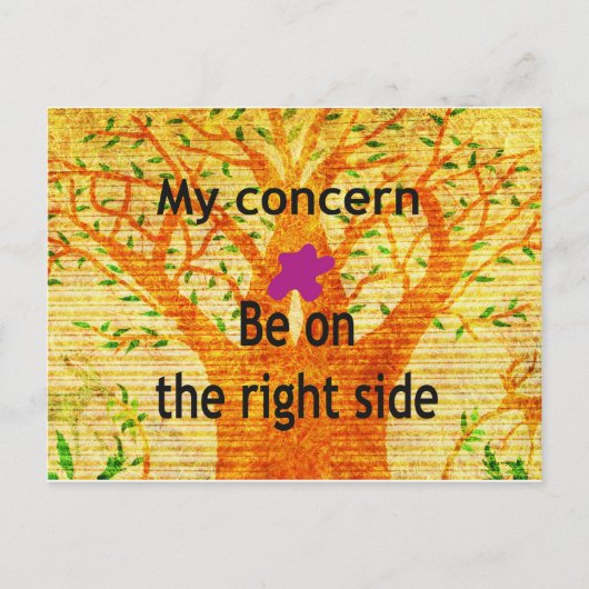 Geworteld in Rechtvaardigheid Baobab  Perspectief Briefkaart (Voorkant)