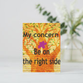 Geworteld in Rechtvaardigheid Baobab  Perspectief Briefkaart (Staand voorkant)