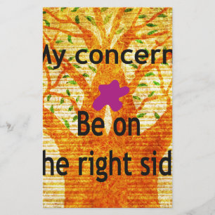 Geworteld in Rechtvaardigheid Baobab  Perspectief Briefpapier