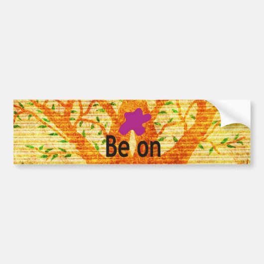 Geworteld in Rechtvaardigheid Baobab Perspectief Bumpersticker (Voorkant)