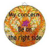 Geworteld in Rechtvaardigheid Baobab  Perspectief Dartbord (Voorkant)