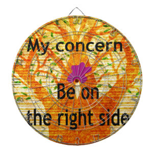 Geworteld in Rechtvaardigheid Baobab  Perspectief Dartbord