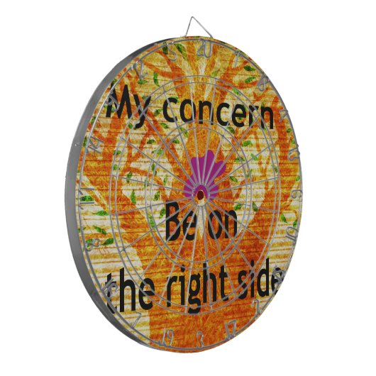 Geworteld in Rechtvaardigheid Baobab  Perspectief Dartbord (Voorkant Links)