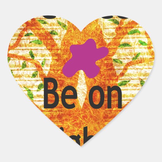 Geworteld in Rechtvaardigheid Baobab  Perspectief Hart Sticker (Voorkant)