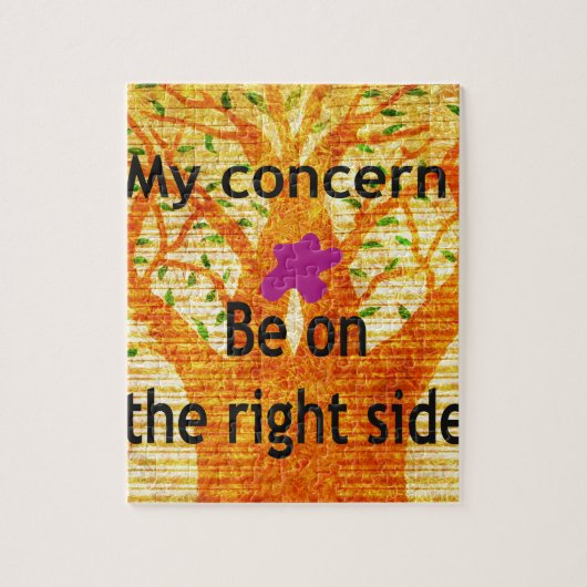 Geworteld in Rechtvaardigheid Baobab Perspectief Legpuzzel (Verticaal)