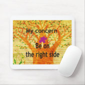 Geworteld in Rechtvaardigheid Baobab  Perspectief Muismat (Met muis)