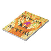 Geworteld in Rechtvaardigheid Baobab  Perspectief Notitieblok (Linkerzijde)