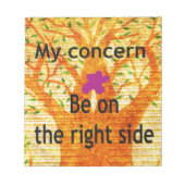 Geworteld in Rechtvaardigheid Baobab Perspectief Notitieblok (Voorkant)