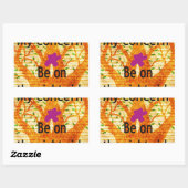 Geworteld in Rechtvaardigheid Baobab  Perspectief Rechthoekige Sticker (Vel)