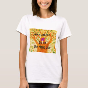 Geworteld in Rechtvaardigheid Baobab  Perspectief T-shirt