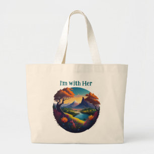 Geworteld in respect – rentmeester van de bodemtas grote tote bag