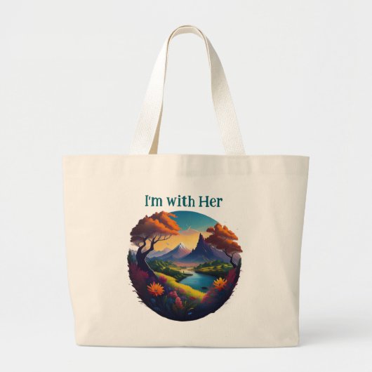 Geworteld in respect – rentmeester van de bodemtas grote tote bag (Voorkant)