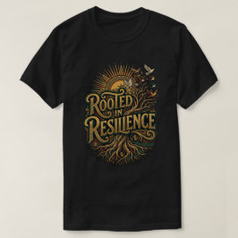 Geworteld in veerkracht gelukkige Juneteenth-dag A T-shirt