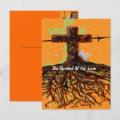 Geworteld in zijn liefde briefkaart (Voorkant / Achterkant)