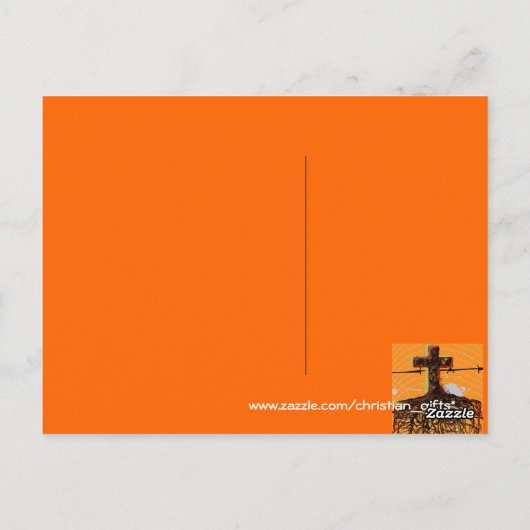 Geworteld in zijn liefde briefkaart (Achterkant)