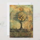 Geworteld Licht | Boom des Levens Design Kaart (Achterkant)