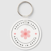 Geworteld met liefde Groeien met Grace - Inspirere Sleutelhanger (Voorkant)