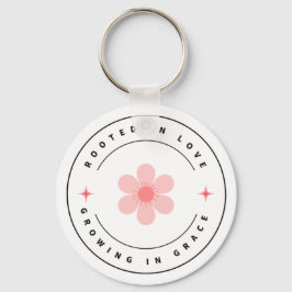 Geworteld met liefde Groeien met Grace - Inspirere Sleutelhanger