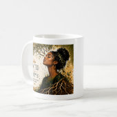 Geworteld & Onbewogen Koffiemok (Voorkant links)